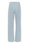 Gestuz - Jeans - NilaGZ MW Wide Jeans - Iceblue Logo