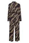 Gestuz - Jumpsuit - Bothilde Jumpsuit - Maxi Zebra Black/Walnut