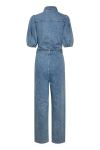 Gestuz - Jumpsuit - ValettaGZ Jumpsuit - Mid Blue Washed