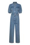 Gestuz - Jumpsuit - ValettaGZ Jumpsuit - Mid Blue Washed