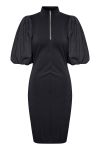 Gestuz - Kjole - Alona Turtleneck Dress - Black