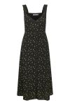 Gestuz - Kjole - Avery Strap Dress - Tulip Black And Yellow