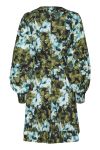 Gestuz - Kjole - BlishaGZ Wrap Dress - Artistic Blue Flower