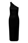 Gestuz - Kjole - DrewGZ One Shoulder Dress - Black