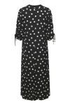 Gestuz - Kjole - Fjola Dress  - Black w/Grey Dot