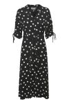 Gestuz - Kjole - Fjola Dress  - Black w/Grey Dot