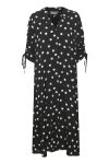 Gestuz - Kjole - Fjola Dress  - Black w/Grey Dot