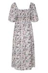 Gestuz - Kjole - JosyGZ SS Dress - Pink Flower Draft