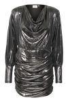 Gestuz - Kjole - MaddixGZ LS Short Dress - Silver