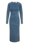 Gestuz - Kjole - RozerinGZ Long Dress - Washed Mid Blue