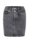 Gestuz - Nederdel - Aleah GZ Mini Skirt - Storm Grey