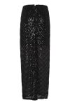 Gestuz - Nederdel - GliraGZ HW Long Skirt - Black Sequins