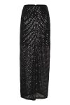 Gestuz - Nederdel - GliraGZ HW Long Skirt - Black Sequins