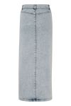 Gestuz - Nederdel - SiwGZ HW Long Skirt - Light Blue washed
