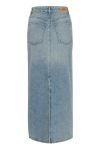 Gestuz - Nederdel - GZ Zorah MW Long Skirt - Mid Blue Washed