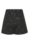 Gestuz - Shorts - AfiaGZ HW Shorts - Black Shiny Flower