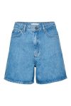 Gestuz - Shorts - Dena HW Shorts - Washed Mid Blue