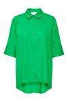Gestuz - Skjorte - Avali SS Shirt - Green Bee