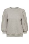 Gestuz - Sweat - Nankita Sweatshirt - Grey Melange