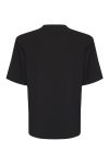 Gestuz - T-shirt - SamurillyGZ Back Emb Tee - Black
