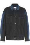 Gestuz - Jakke - TimmieGZ OZ Jacket - Blue/black Washed