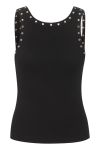 Gestuz - Top - DrewGZ Eyelet Tank Top - Black