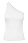 Gestuz - Top - DrewGZ One Shoulder - Bright White