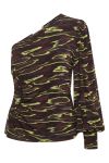 Gestuz - Top - ShevyGZ P One Shoulder Blouse - Yellow Water
