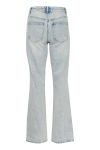 Gestuz - Jeans - AcidaGZ HW Straight Jeans - Light Blue Acid Wash