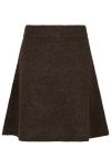 Neo Noir - Nederdel - Gisa Knit Skirt - Dark brown 