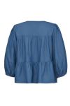 Global Funk - Bluse - Fanabella-G - Medium Blue