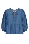Global Funk - Bluse - Fanabella-G - Medium Blue