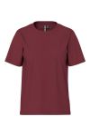 Pieces - T-shirt - Ria SS Solid Tee - Tawny Port