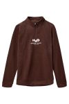 H2O - Sweat - Blåvand II Fleece Half Zip - Dark Oak 