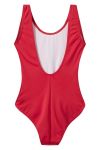 H2O - Badedragt - Tornø Logo Swim Suit - Red