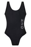 H2O - Badedragt - Tornø Logo Swim Suit - Black