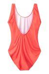 H2O - Badetøj - Møn Colorblock Swim Suit - Pumpkin/Light Peach