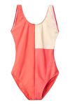 H2O - Badetøj - Møn Colorblock Swim Suit - Pumpkin/Light Peach