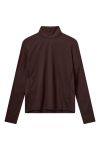 H2O - Bluse - R&D MKxH2O High Neck - Dark Brown