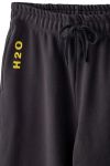 H2O - Bukser - Lolland Sweat Pant - Black/Vibrant Yellow