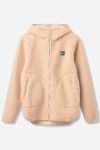 H2O - Jakke - Langli Hooded Pile Jacket - Beige