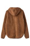 H2O - Jakke - Langli Hooded Pile Jacket - Bison Brown 