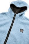 H2O - Jakke - Langli Hooded Pile Jacket - Stone Blue