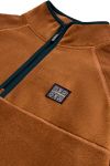H2O - Jakke - Sejerø Fleece Half Zip - Bison Brown