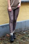 H2O x LYKKE - Leggings - Kerteminde Woman Tights - Dusty Oak Tiger