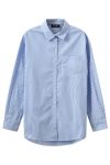 H2O - Skjorte - Rønne Essential Pajamas L/S Shirt - Blue/White Stripe