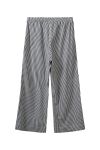 H2O - Bukser - Rønne Essential Pajamas Pants - Black/White Stripe