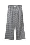 H2O - Bukser - Rønne Essential Pajamas Pants - Black/White Stripe