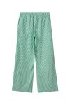 H2O - Bukser - Rønne Essential Pajamas Pants - Green/White