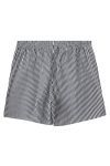 H2O - Shorts - Rønne Essential Pajamas Shorts - Black/White Stripe